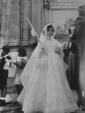 Young Girl Making Her First Communion