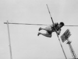 Soviet Athlete Training For the Olympics