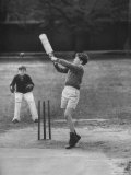 Melbourne School Boys Playing Cricket