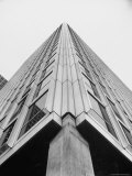 Modern Steel and Glass Seagram's Office Building on Park Ave Designed by Mies Vanderrohe