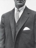 Model Wearing Proper Fashion Suit