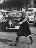 Maxi Skirt Worn by Model Linda Morand