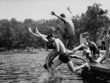 Students of Palmerton High School Going Swimming