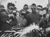 Welding Being Taught to High School Drop Outs as Part of a Job Upgrading Program