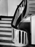 View of a Stairway in a in Moravian Settlement of Old Salem
