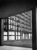 View of Modern Apartment Houses on Lake Shore Drive Designed by Mies Van Der Rohe