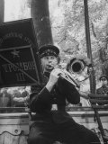 Soviet Military Band Giving Farewell Concert Before Evacuation of Austria