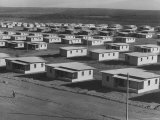 The Town of New Guerrero Being Constructed  Showing the Modern  Ranch Style Houses