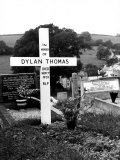 Poet Dylan Thomas' Grave Site Located in St Martin's Churchyard