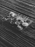 Tray of Bowls Filled with Bananas  Wheat and Soups as a Result of a Preparing by a Chinese Cook