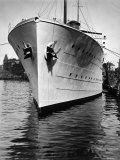 Mr Astor's Yacht  the Nourmahal  Docked at Port in Kiel