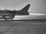 US F8A Fighters Taking Off at Guantanamo Naval Base