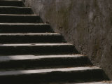 A Detail of Outdoor Steps in Paris