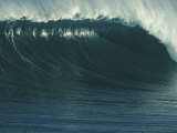 A Powerful Wave  or Jaws  off the North Shore of Maui Island