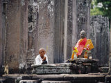 Offerings Made to Buddha at Angkor Wat
