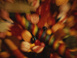 A Time Exposure Makes a Sweet Blur of Colorful Dime Store Candy