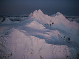 The Spectacular  Snow-Covered Peaks of the Olympic Mountains