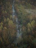 Aerial View of Bull Run Near the Famous Civil War Battlefield