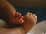 A Close View of an Infants Tiny Feet