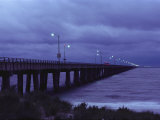 The Chesapeake Bay Bridge-Tunnel at Night