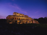 A View of the Ancient Mayan Ruins of Uxmal