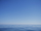 Calm Ocean and Blue Sky off the Coast of North Carolina