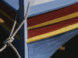 The Brightly Colored Bow of a Boat  Docked at Collioure  France