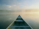 View from a Canoe on a Foggy River