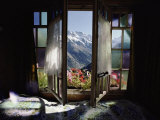 Large Windows Open to a View of the Bernese Alps