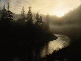 Smith River Shrouded in Fog