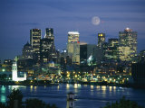 Moonrise over the Montreal Skyline