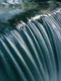 Rushing Water Cascades over a Little Fall