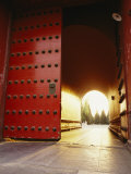 The Giant Red Doors to the Forbidden City in Beijing