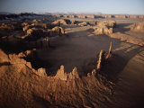 Ancient Sandstone Spires Rise from Monument Valley