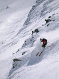 Skiing the Powder at Big Sky Resort