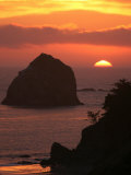 Sunset on the Oregon Coast Near Gold Beach