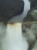 An Aerial View of Kaitur Falls  in Guyana