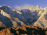 Snow Blows from the Slopes of Mount Whitney
