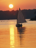 Sailboat and Sunset  South River  Maryland