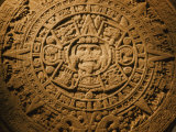 Close-up of the Center of the 20-Ton Aztec Sun Stone
