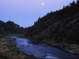 The Moon Appears over the Rogue River
