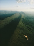 Hang Glider over Massanutten Mountain  Shenandoah Valley
