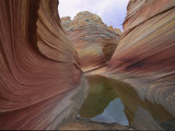 Erosion Has Created a Swirling Pattern in the Rocks