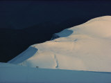 Mont Blanc with Climbers