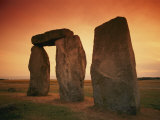 A View of Stonehenge in the Early Morning Light