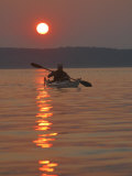 Seakayaking on the Potomac River at Sunset