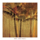 Sunset Palms II