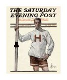 Harvard Pole Vaulter  c1907