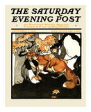 Red Fox Hunting  c1905