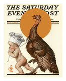 Baby Chef and Turkey  c1922